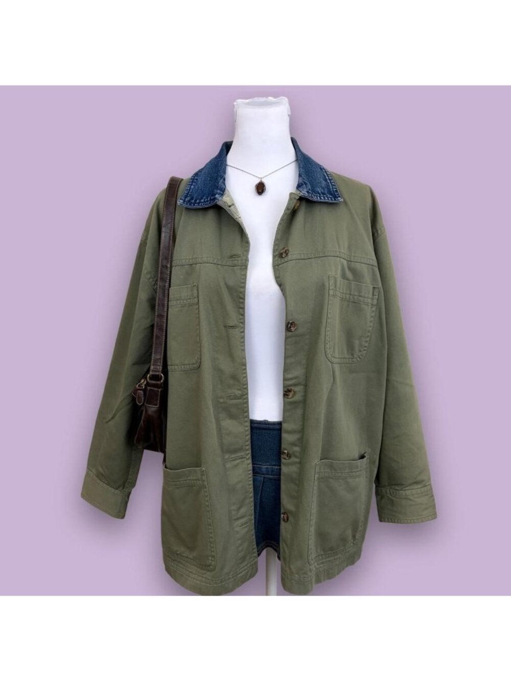 90s granola girl chore coat barn jacket